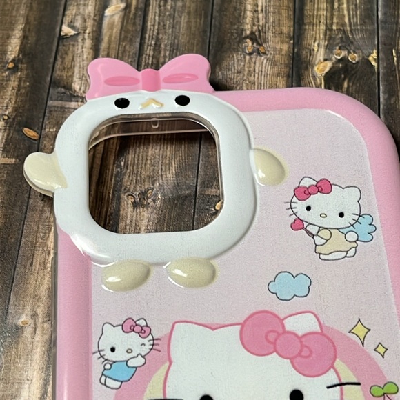 5for$10 Very Cute Pink Hello Kitty iPhone 12 And IPhone 12 Pro Phone Case - Picture 2 of 5